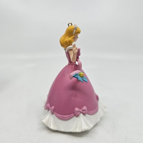 Hallmark Disney Dressing Cinderella Princess Christmas Tree Ornament Pink 3.5 in - Picture 2 of 10